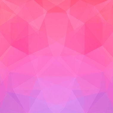 Pembe üçgen oluşan arka plan. İş sunumları veya web şablonu afiş afiş için geometrik tasarım. Vektör çizim