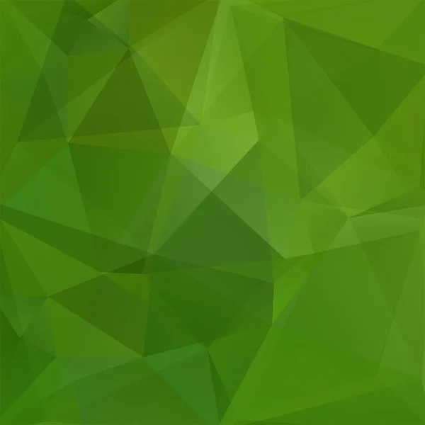 Patrón Geométrico Triángulos Poligonales Vector Fondo Tono Verde Patrón Ilustración — Archivo Imágenes Vectoriales