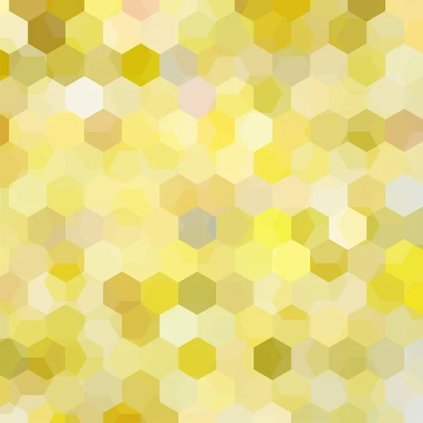 Abstrakte Sechsecke Vektorhintergrund Gelbe Geometrische Vektordarstellung Kreative Design Vorlage — Stockvektor