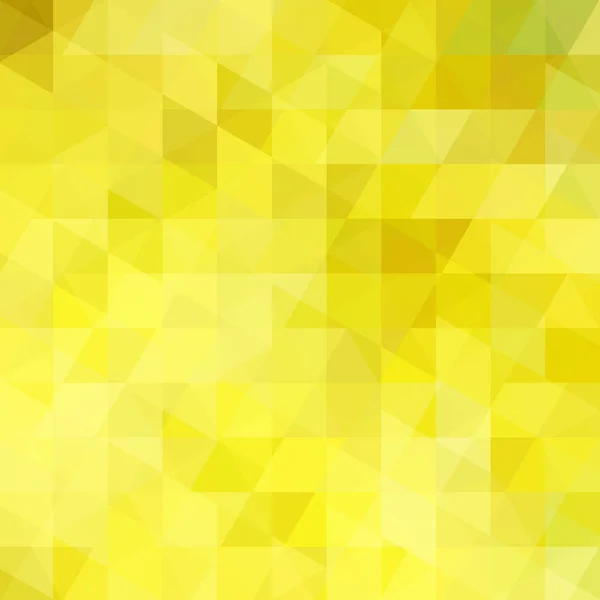 Fond Mosaïque Jaune Abstrait Triangle Fond Géométrique Eléments Design Illustration — Image vectorielle