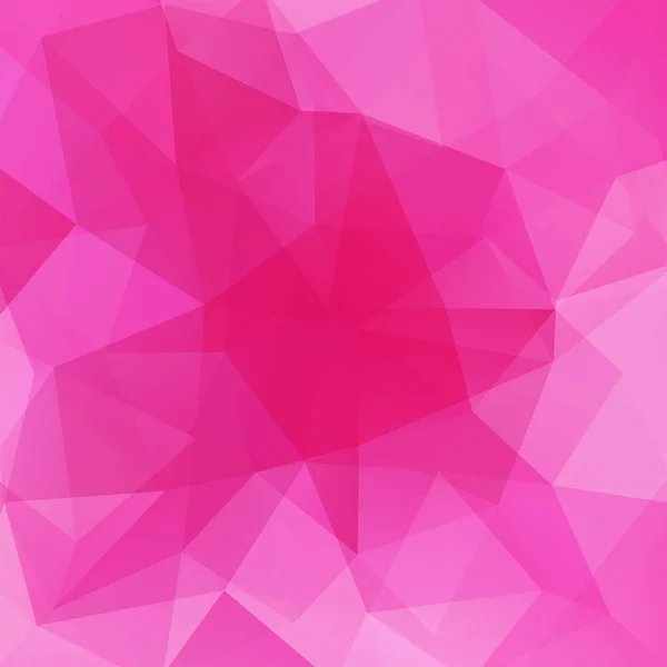 Fond Abstrait Composé Triangles Roses Conception Géométrique Pour Les Présentations — Image vectorielle