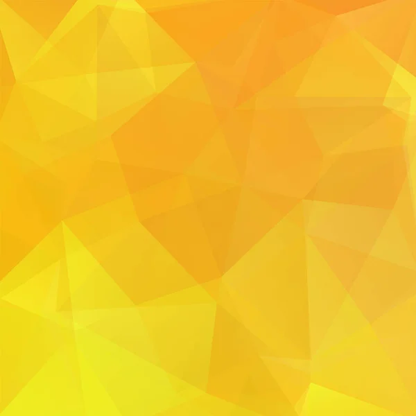 Streszczenie Tło Składające Się Trójkątów Żółty Pomarańczowy Geometryczny Wzór Dla — Wektor stockowy