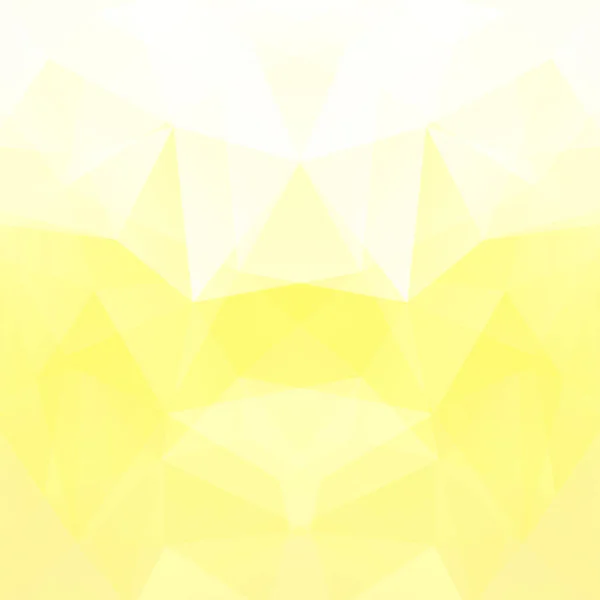 Abstracte Achtergrond Bestaande Uit Gele Witte Driehoeken Geometrische Vormgeving Voor — Stockvector