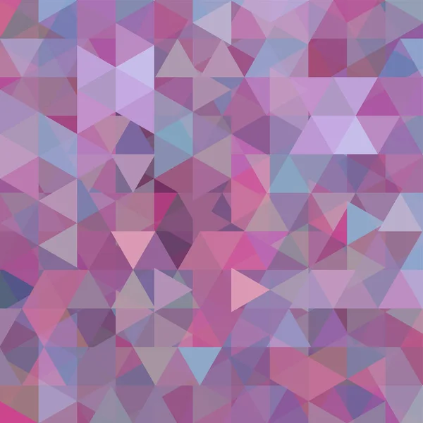 Sfondo fatto di triangoli rosa, viola, blu. Composizione quadrata con forme geometriche. Eps 10 — Vettoriale Stock