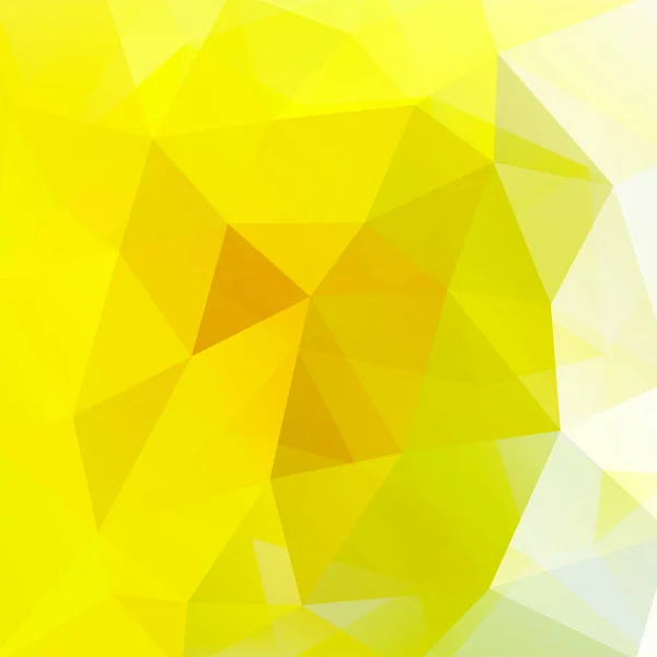 Yellow polygonal vector background. Can be used in cover design, book design, website background. Vector illustration — Stock Vector