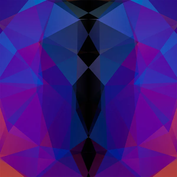 Abstrakten geometrischen Stil Hintergrund. blaue, violette Farben. Vektorillustration — Stockvektor