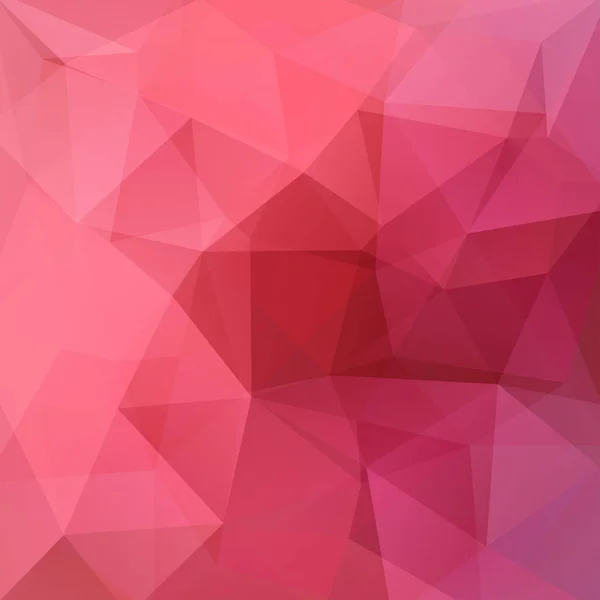 Fundal vectorial poligonal abstract. Ilustrație geometrică roz. Șablon de design creativ . — Vector de stoc