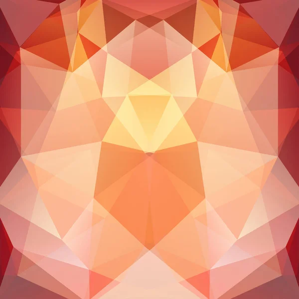 Fond de formes géométriques. Motif mosaïque orange. EPS vectoriel 10. Illustration vectorielle — Image vectorielle