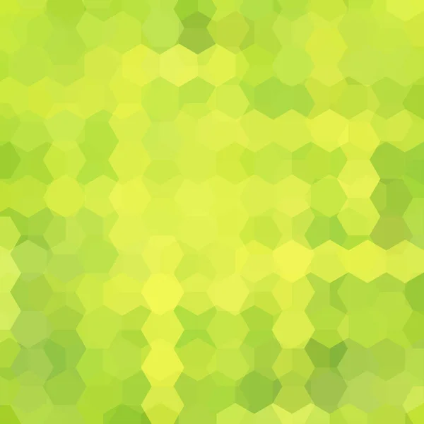 Abstraktní hexagonové vektorové pozadí. Zelená geometrická vektorová ilustrace. Šablona kreativního návrhu. — Stockový vektor