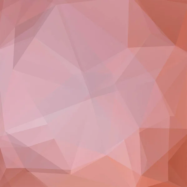 Fond vectoriel polygonal. Peut être utilisé dans la conception de couverture, conception de livre, fond de site Web. Illustration vectorielle. Rose, couleurs beige . — Image vectorielle