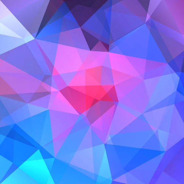 多角形のベクトルの背景を抽象化します。幾何学的なベクトルの図。創造的なデザイン テンプレートです。ピンク、ブルー色. — ストックベクタ