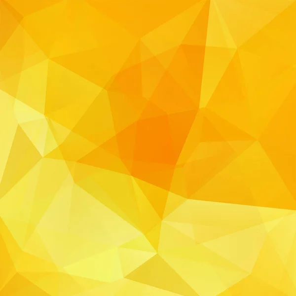 Žluté polygonální vektorové pozadí. Lze použít v obalovém designu, knižním designu, na pozadí webových stránek. Vektorová ilustrace — Stockový vektor