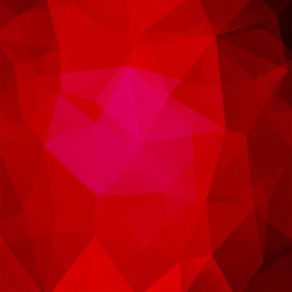 Fondo de mosaico rojo abstracto. Fondo geométrico triangular. Elementos de diseño. Ilustración vectorial — Vector de stock