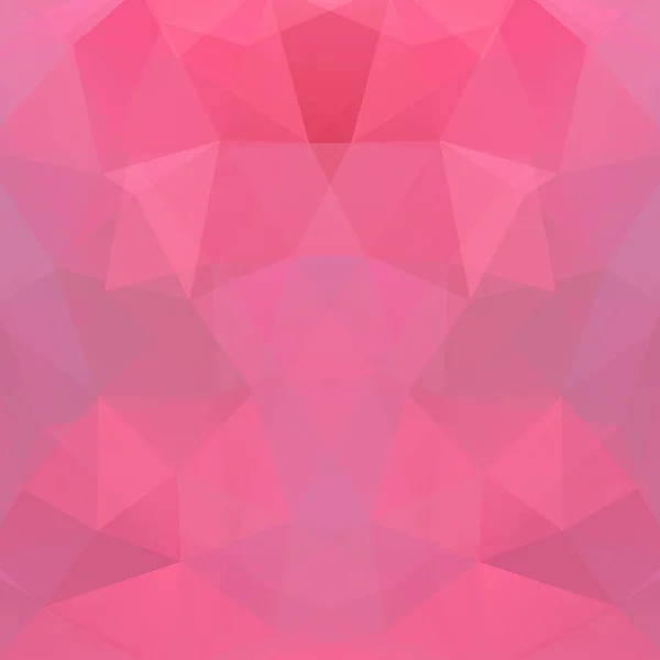 Modèle géométrique, fond vectoriel triangles polygones en ton rose. Schéma d'illustration — Image vectorielle