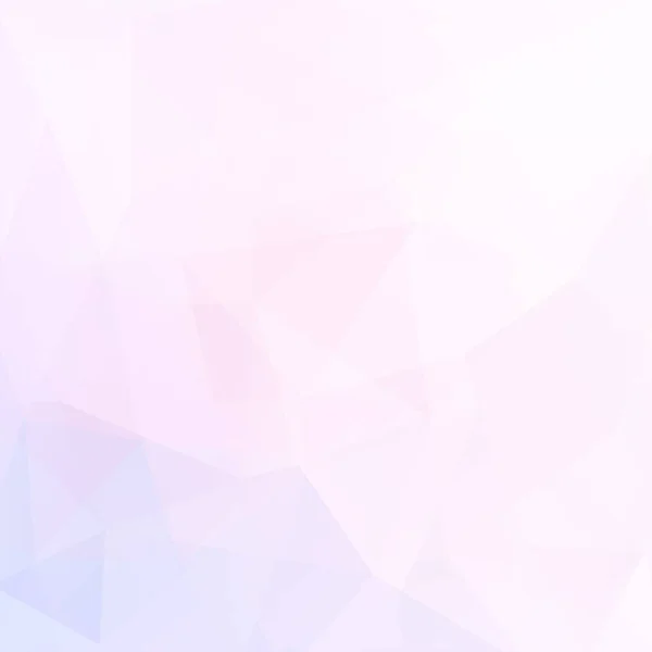 Abstrakt Polygonal vektor bakgrund. Ljus geometrisk vektor illustration. Kreativ formgivningsmall. Pastellrosa, vit, violett färger. — Stock vektor