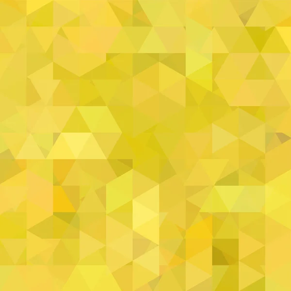 Fondo abstracto de mosaico. Fondo geométrico triangular. Elementos de diseño. Ilustración vectorial. Amarillo, colores verdes. — Vector de stock