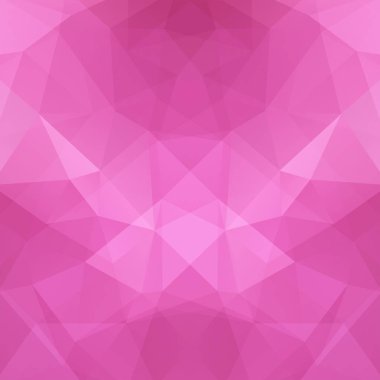 Pembe poligonal vektör arka plan. Kullanılabilir kapak tasarımı, kitap tasarımı, Web sitesi arka plan. Vektör çizim