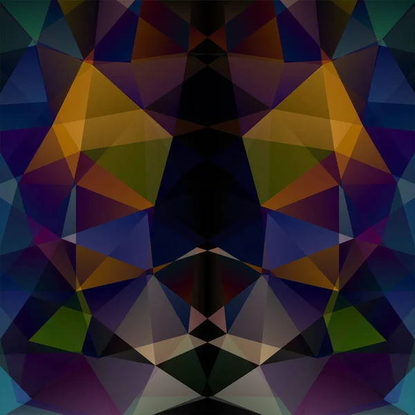 抽象多角形ベクトルの背景.暗い幾何学的なベクトルイラスト。クリエイティブデザインテンプレート. — ストックベクタ