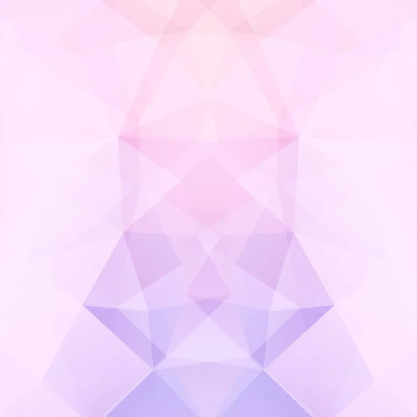 Abstrakt bakgrund bestående av pastell rosa, vita trianglar. Geometriska design för företagspresentationer eller web mall för banner flyer. Vektorillustration — Stock vektor