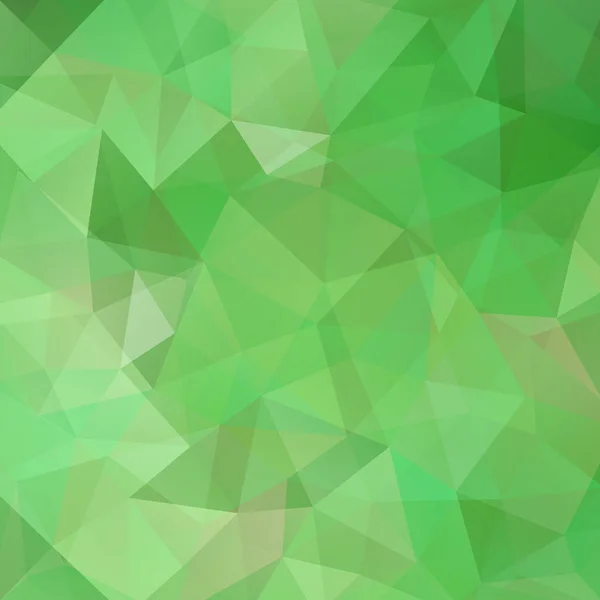 Abstrato fundo mosaico verde. Fundo geométrico triangular. Elementos de design. Ilustração vetorial — Vetor de Stock