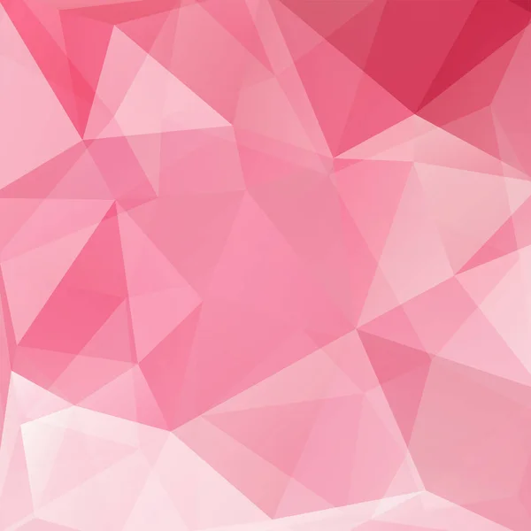 Achtergrond van geometrische vormen. Pastel roze mozaïek patroon. Vector EPS 10. Vectorillustratie — Stockvector