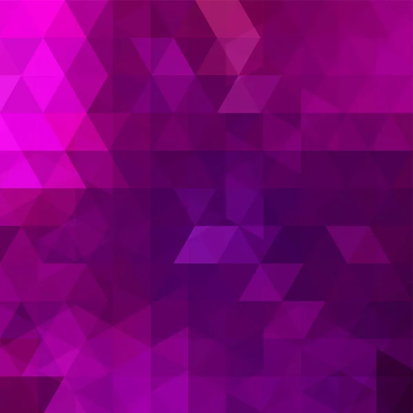 Fond abstrait composé de triangles roses violets. Conception géométrique pour les présentations professionnelles ou le flyer de bannière de modèle Web. Illustration vectorielle — Image vectorielle