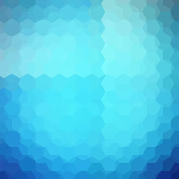 Fond vectoriel hexagones abstrait. Illustration vectorielle géométrique bleue. Modèle de conception créative. — Image vectorielle