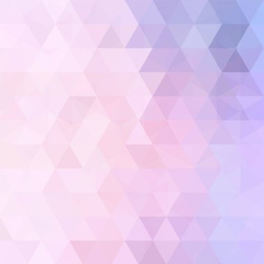 Pastel pembe üçgen oluşan arka plan. İş sunumları veya web şablonu afiş afiş için geometrik tasarım. Vektör çizim