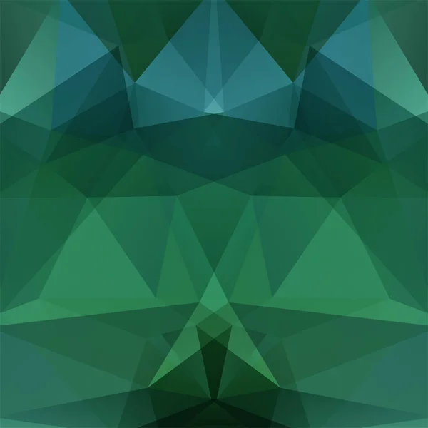 Estilo geométrico abstrato fundo verde. Ilustração vetorial — Vetor de Stock