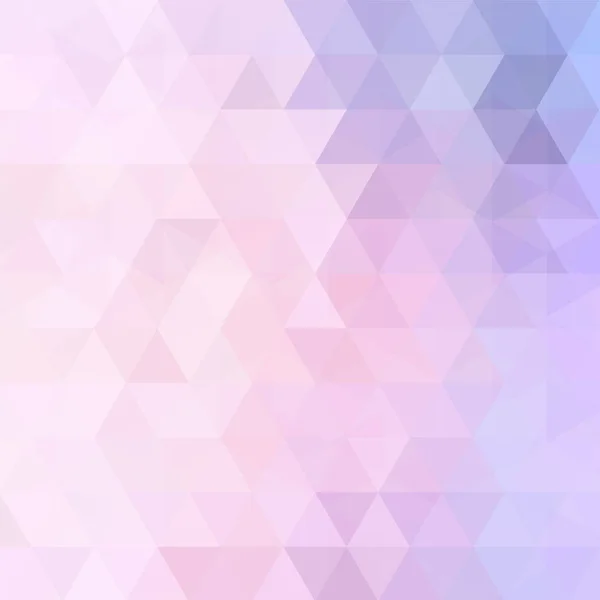 Fond abstrait composé de triangles rose pastel. Conception géométrique pour les présentations professionnelles ou le flyer de bannière de modèle Web. Illustration vectorielle — Image vectorielle