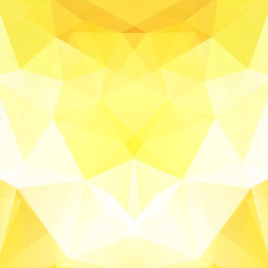 Soyut çokgen vektör arkaplanı. Sarı geometrik vektör çizimi. Yaratıcı tasarım şablonu.