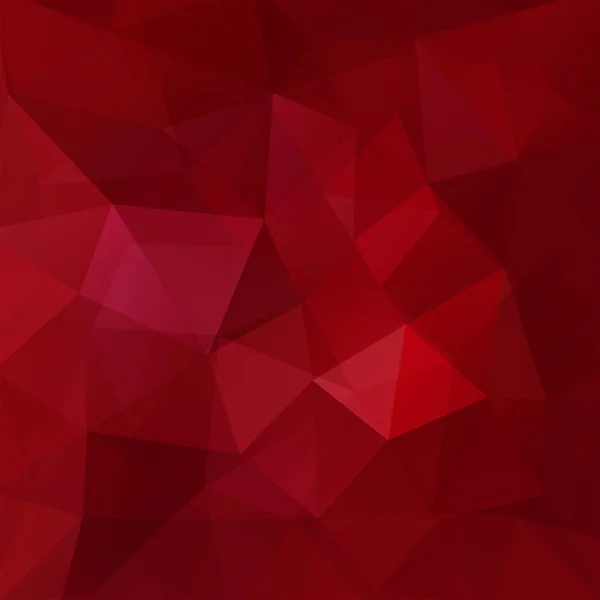 Fondo abstracto formado por triángulos rojos. Diseño geométrico para presentaciones de negocios o volante de banner de plantilla web. Ilustración vectorial — Archivo Imágenes Vectoriales