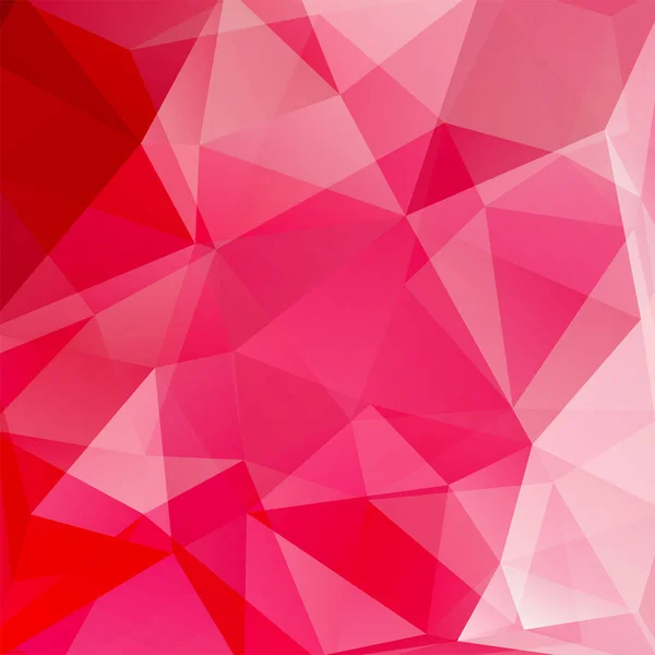 Achtergrond van geometrische vormen. Rood mozaïek patroon. Vector EPS 10. Vectorillustratie — Stockvector