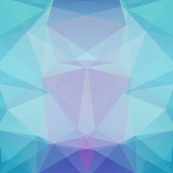 Абстрактный фон из голубых треугольников. Геометрический дизайн для бизнес-презентаций или веб-рекламы. Векторная иллюстрация — стоковый вектор