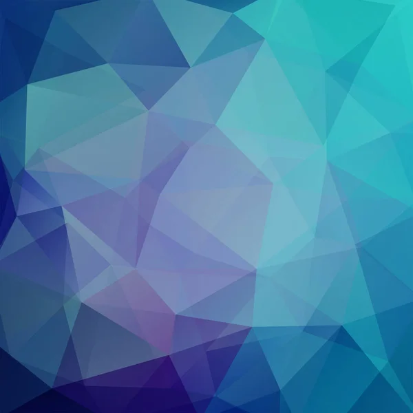 Hintergrund geometrischer Formen. Blaues Mosaikmuster. Vektor EPS 10. Vektorillustration — Stockvektor