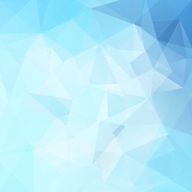Pastel mavi Çokgen vektör arka plan. Kapak tasarımı, kitap tasarımı, Web sitesi arka planda kullanılabilir. Vektör Illustration