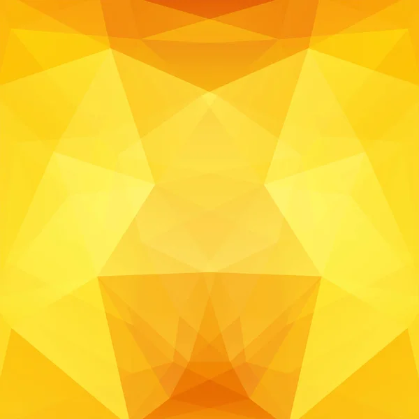 노란색, 주황색 삼각형의 배경입니다. 정연 한 기하학적 인 모양으로 구성. Eps 10 — 스톡 벡터