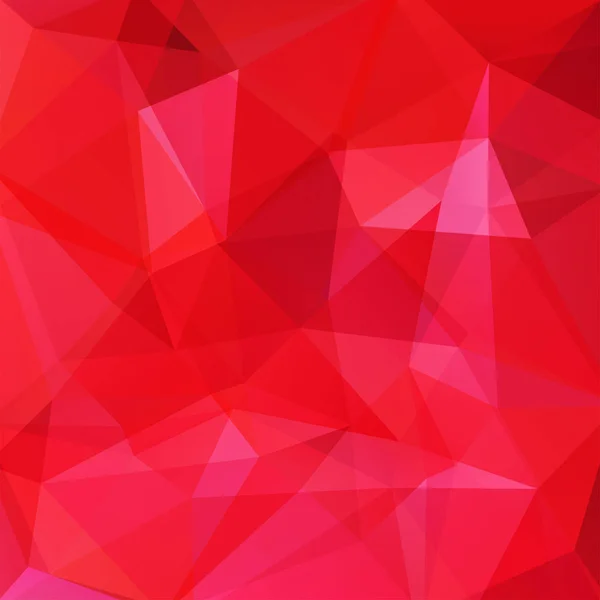 Sfondo fatto di triangoli rossi. Composizione quadrata con forme geometriche. Eps 10 — Vettoriale Stock