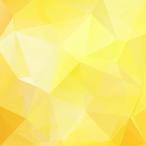 Abstracte achtergrond bestaande uit gele driehoeken. Geometrische vormgeving voor zakelijke presentaties of websjabloon banner flyer. Vectorillustratie — Stockvector