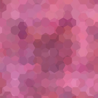 Arka plan pembe altıgenler yaptı. Geometrik şekiller ile kare kompozisyon. EPS 10