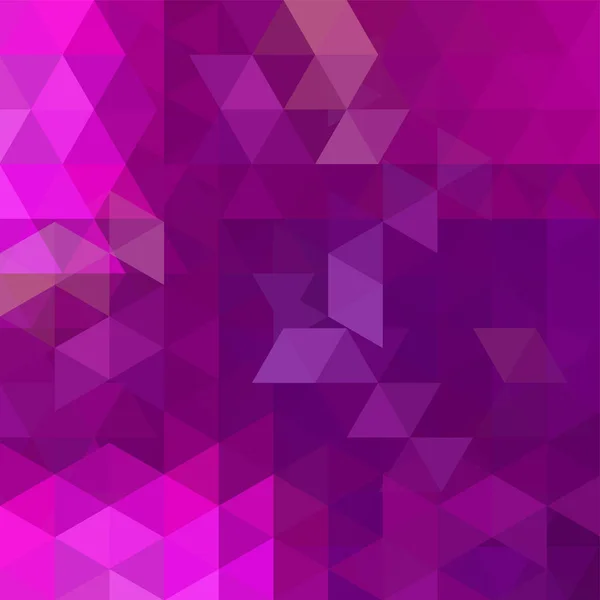 Abstrakt rosa mosaik bakgrund. Triangel geometrisk bakgrund. Designelement. Vektorillustration — Stock vektor