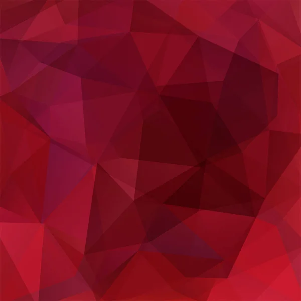 Kırmızı üçgenlerden oluşan soyut arkaplan. İş sunumları veya web şablonu afişi için geometrik tasarım. Vektör illüstrasyonu — Stok Vektör