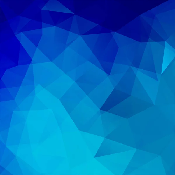 Geometrický vzor, mnohoúhelníků trojúhelníky vektorové pozadí v modrém tónu. Vzor obrázku — Stockový vektor