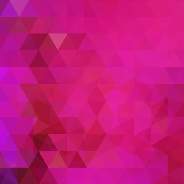 Fond vectoriel abstrait avec triangles. Illustration vectorielle géométrique rose. Modèle de conception créative . — Image vectorielle
