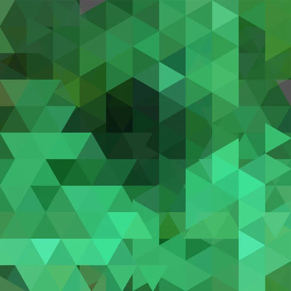 Fondo de formas geométricas verdes. Fondo geométrico triangular abstracto. Patrón de mosaico. Vector EPS 10. Ilustración vectorial — Vector de stock