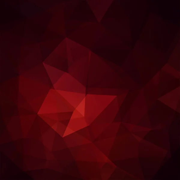 モザイクの背景を抽象化します。三角形の幾何学的な背景。デザイン要素です。ベクトルの図。暗い赤、ブラウン色. — ストックベクタ