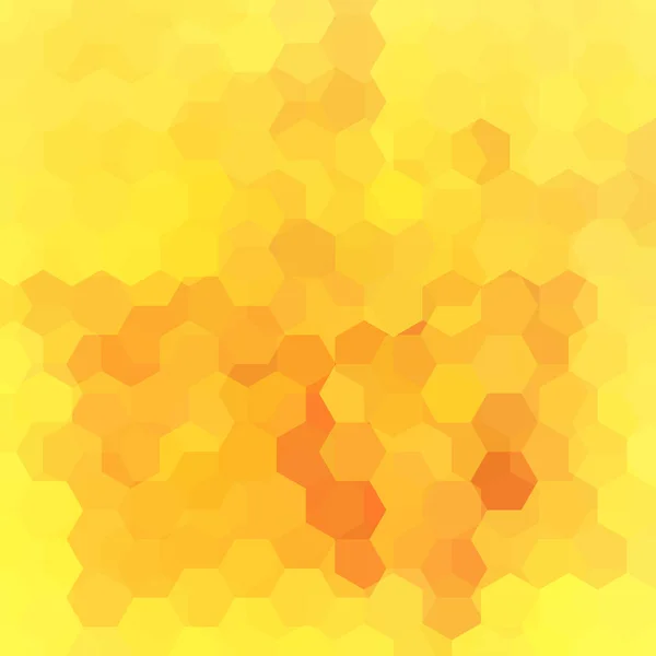 黄色、橙色几何形状的背景。黄色马赛克图案。矢量 Eps 10.矢量插图 — 图库矢量图片