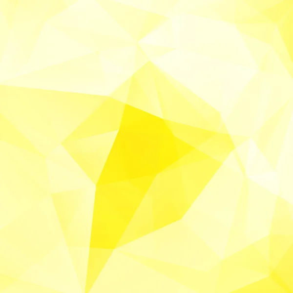 Fond vectoriel polygonal abstrait. Illustration vectorielle géométrique jaune. Modèle de conception créative. — Image vectorielle