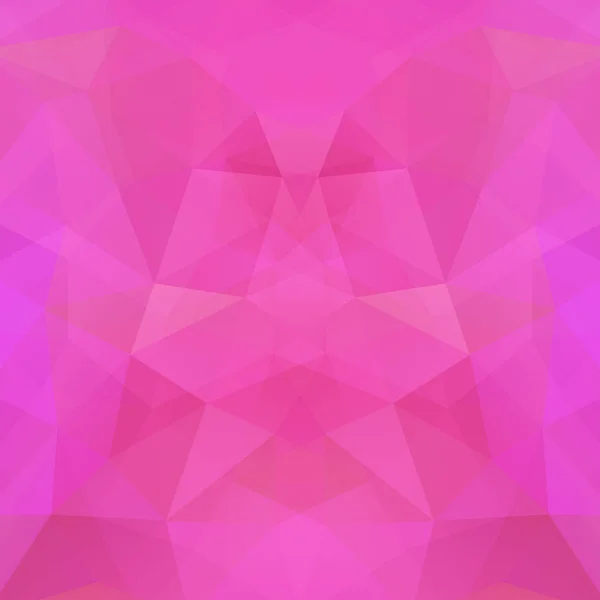 Abstraktní pozadí skládající se z růžové trojúhelníky. Geometrický design pro obchodní prezentace nebo webové šablony banner leták. Vektorové ilustrace — Stockový vektor