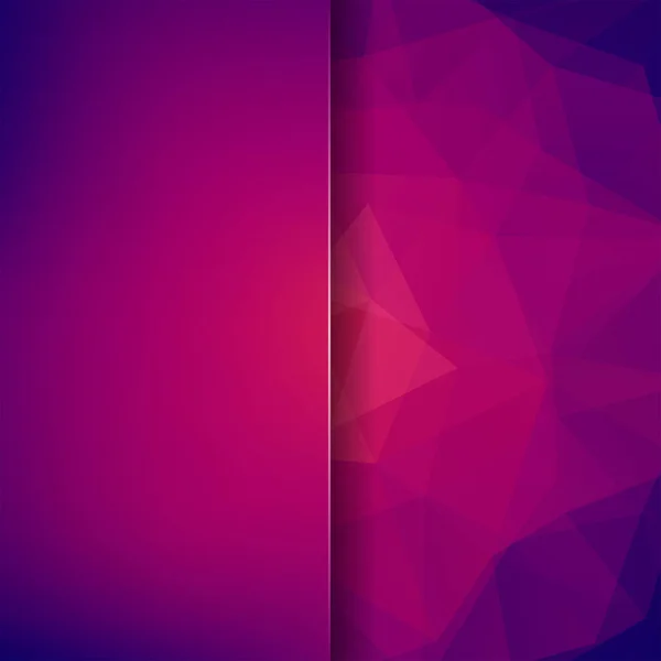 Abstraktní pozadí skládající se z růžové trojúhelníky. Geometrický design pro obchodní prezentace nebo webové šablony banner leták. Vektorové ilustrace — Stockový vektor